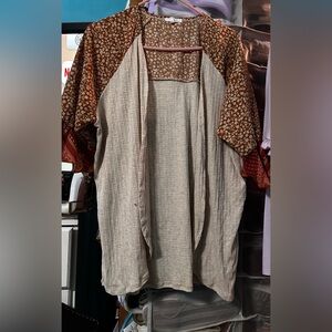 Floral Patchwork Kimono Cardigan